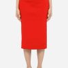 Skirts * | Marc Jacobs Jersey Pencil Skirt Red