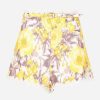 Shorts * | Zimmermann High Tide Ric Rac Printed Shorts Multicolor