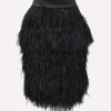 Skirts * | Tom Ford Feathered Pencil Skirt Black