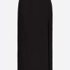 Skirts * | Valentino Cady Evolution Midi Skirt- Delivery In 3-4 Weeks Black