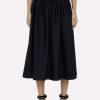 Skirts * | Max Mara Pleated Midi Skirt Black