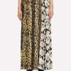 Skirts * | Roberto Cavalli Ocelot And Python-Print Midi Skirt Multicolor