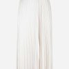 Skirts * | Brunello Cucinelli Pleated Midi Skirt Natural